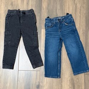 Cat & Jack Black and Blue Kids Jeans